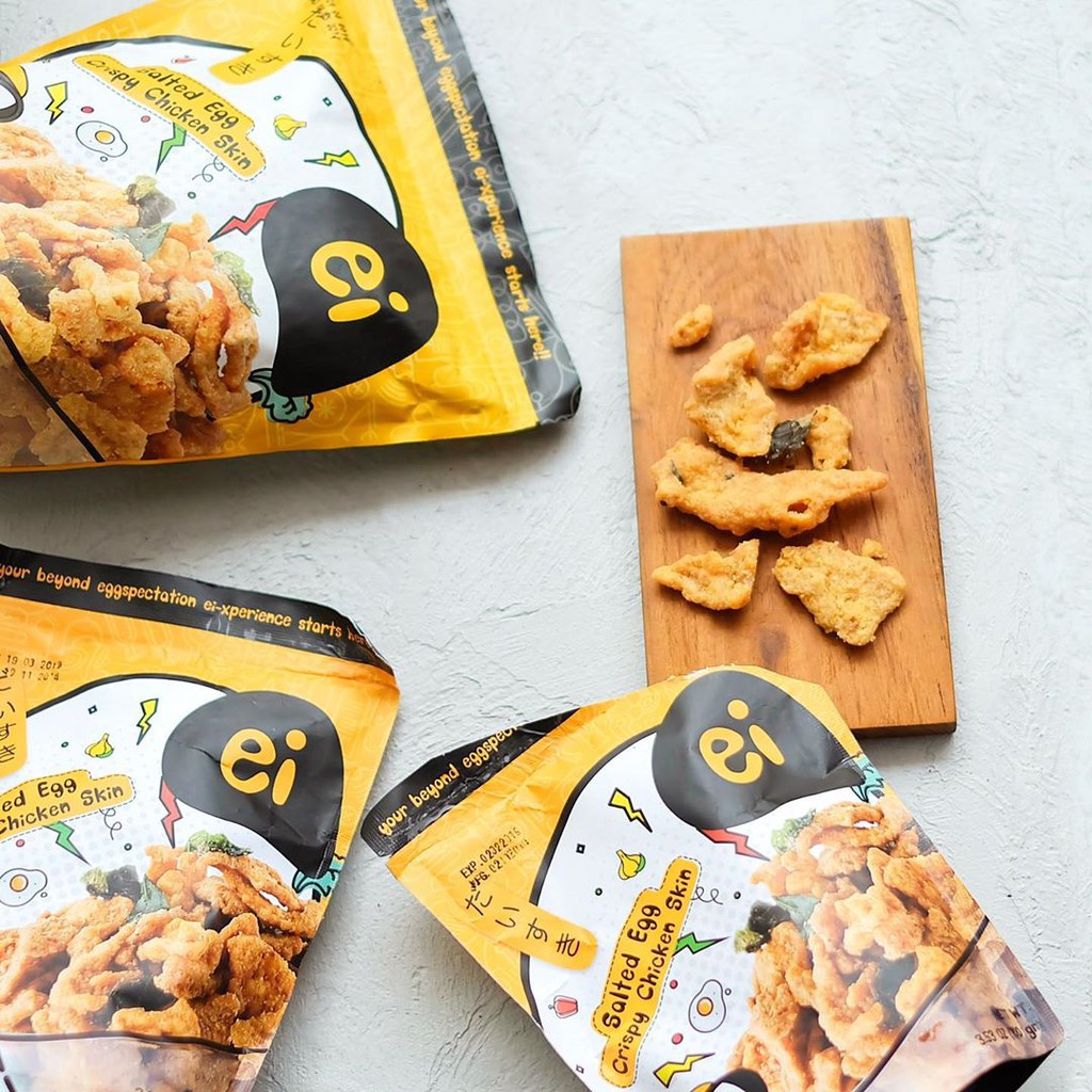 Jual Ei Chicken Skin Salted Egg Crispy Chicken Skin Shopee Indonesia