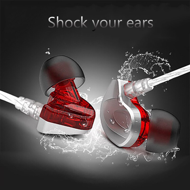 Headset Gaming Sport Music 6D Surround Stereo Bass Hifi dengan Mic Tahan air dan keringat cocok untuk olahraga Plus Tempat Earphone