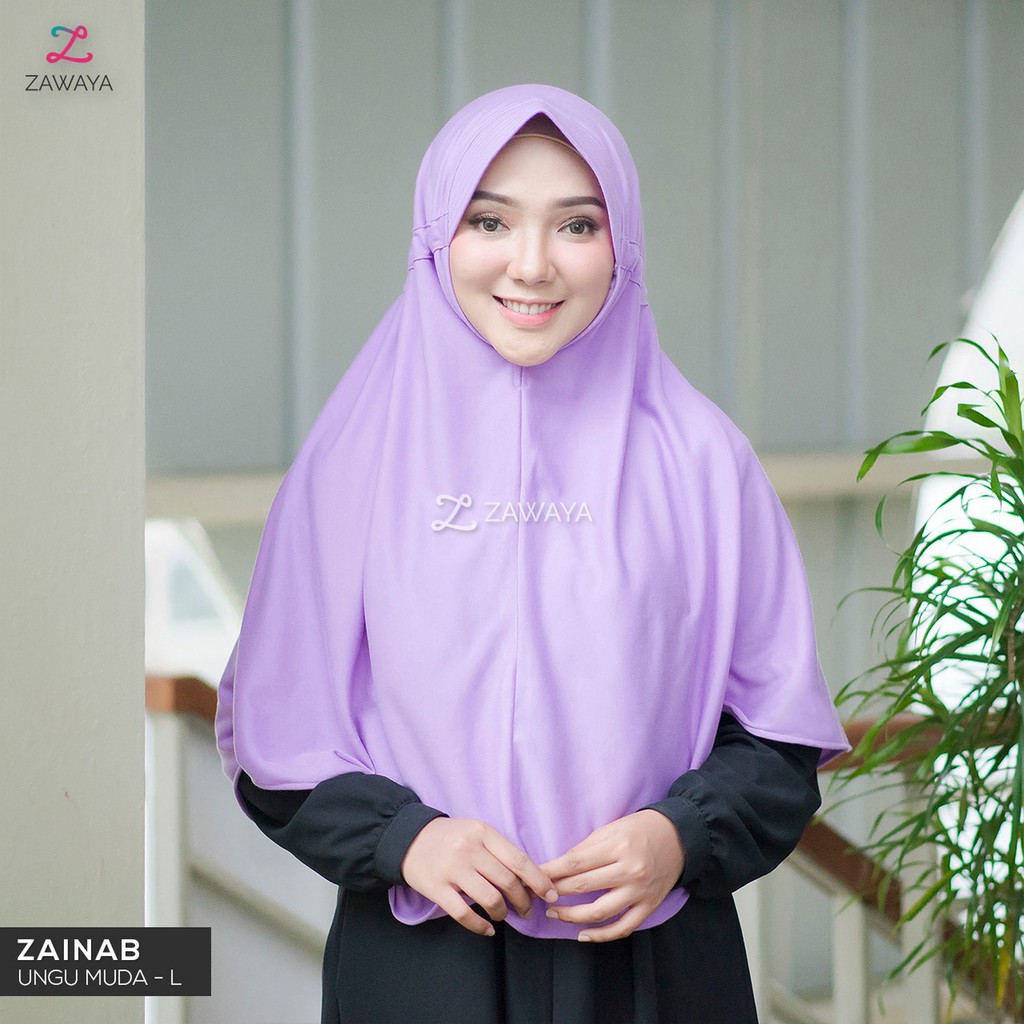 Jual Jilbab Serut Zainab by Zawaya | Shopee Indonesia