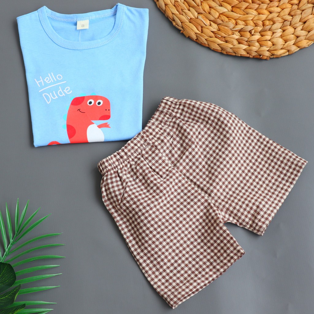 Nuna Store Motif Hello Dude / Setelan IMPORT Baju Celana Perempuan anak usia 0 - 2,5 Tahun