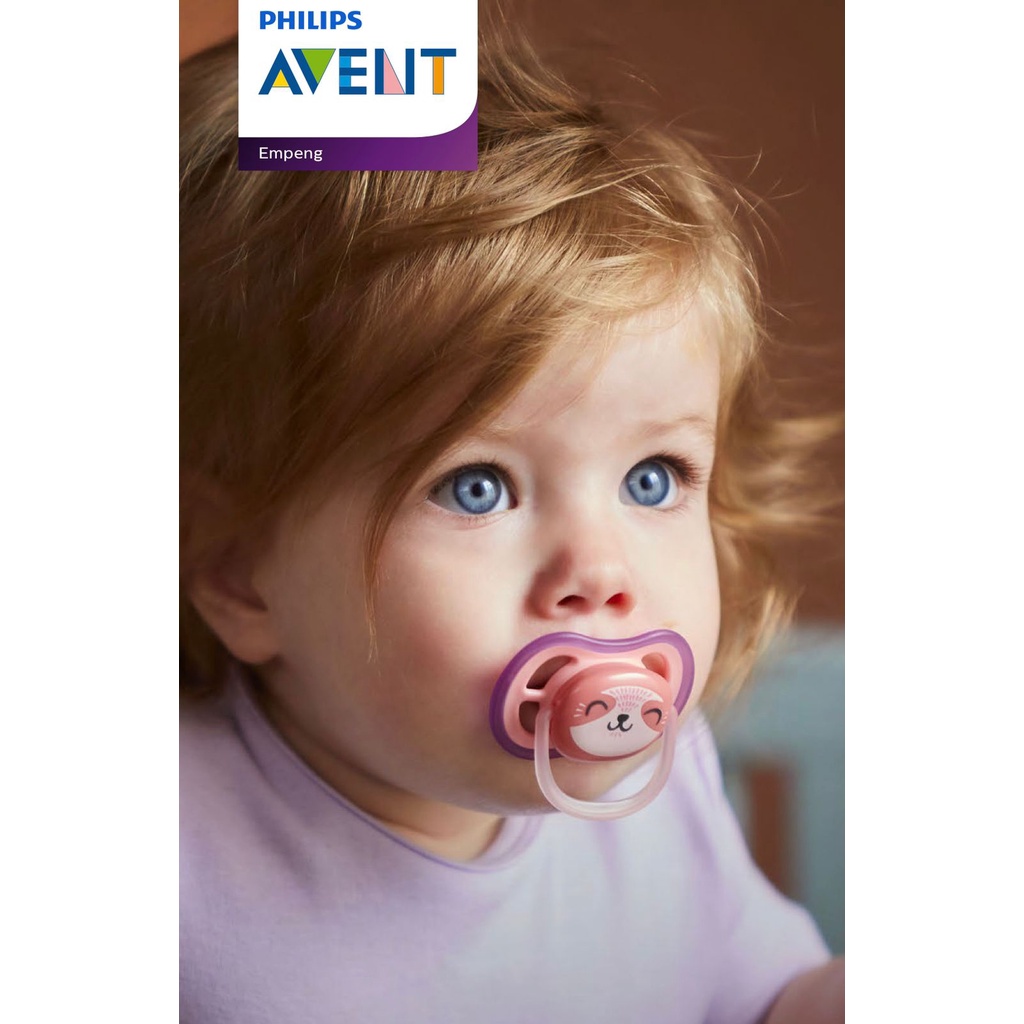 Castle - Philips Avent Soother Nighttime Ultra Air Pacifier 0-6m , 6-18m , 18m+  - Empeng Bayi Dot Bayi