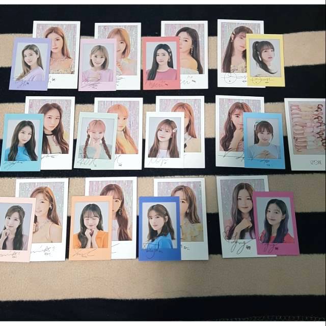 [SHARING POLAROID Set A + B] IZ*ONE - 1st Concert Eyes On Me /Non Album Photocard IZONE Chaewok Nako
