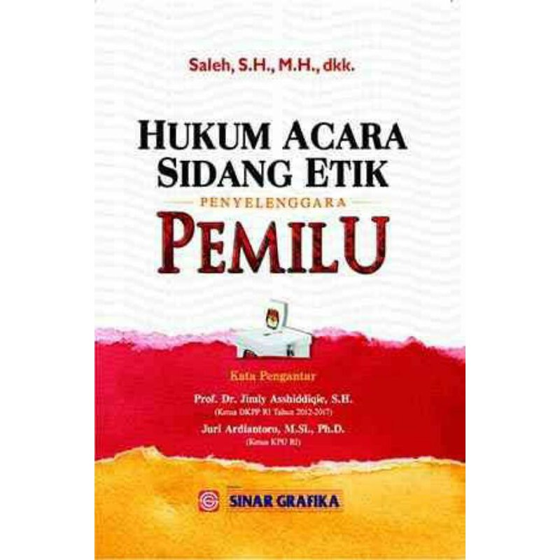 Buku Hukum Acara Sidang Etik Penyelenggara Pemilu