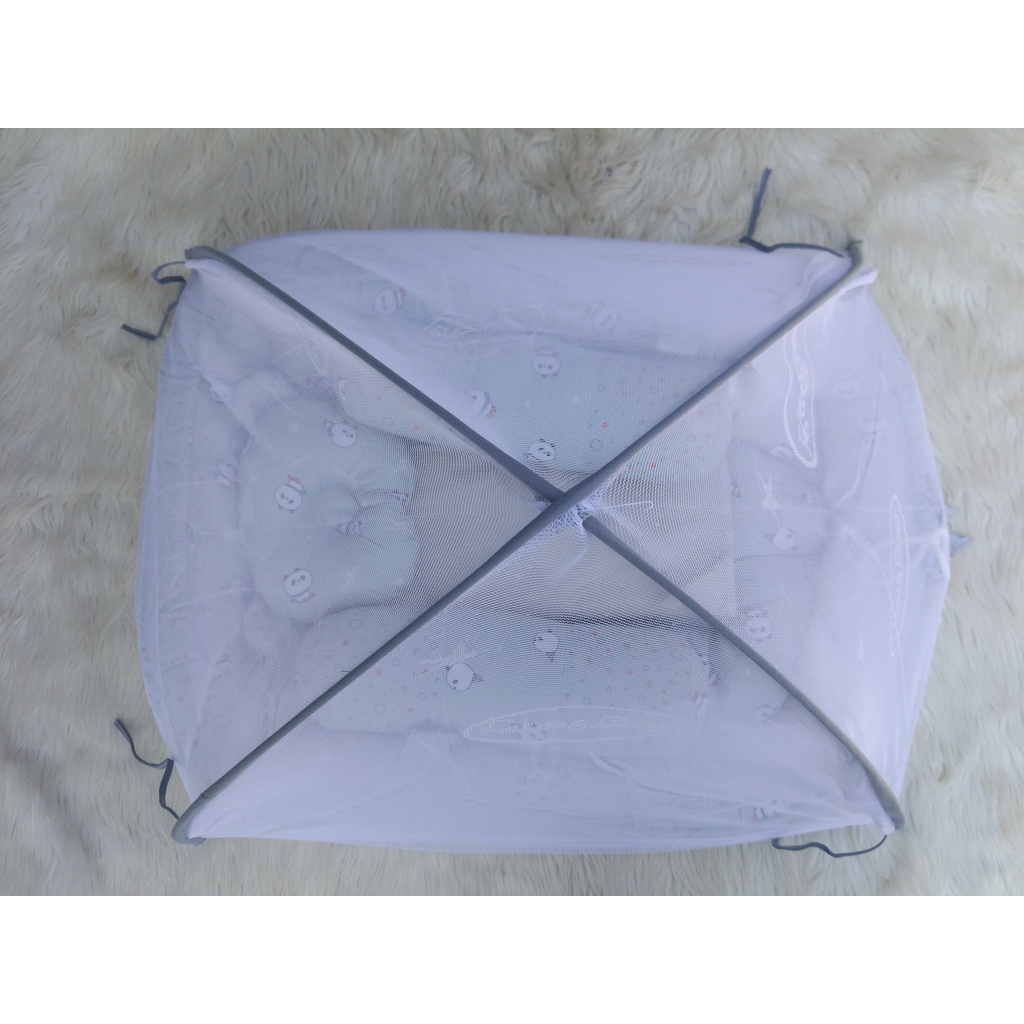 Omiland Kasur Bayi Serut Kotak + Kelambu Panda Series OYK 1141 & OYK1142-Chugbog Bamboo Abu