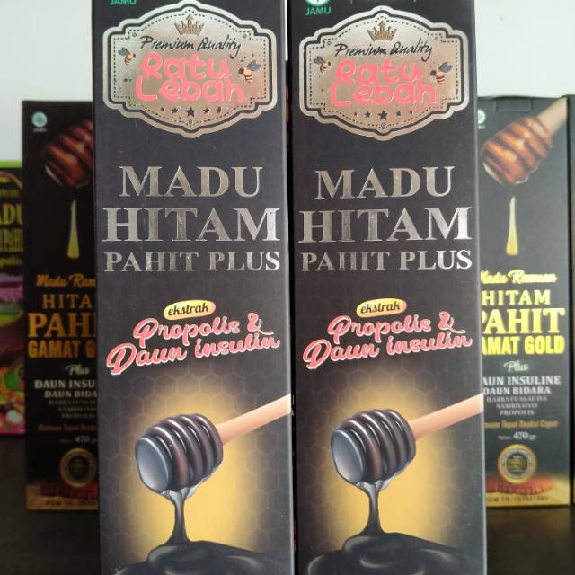 

Madu Hitam Pahit Ratu Lebah 470g