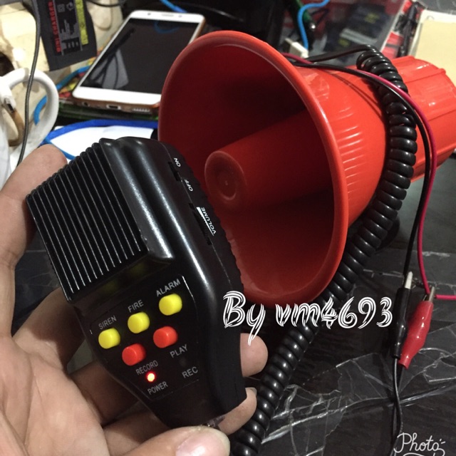 Siren horn klakson polisi bisa record rekam suara