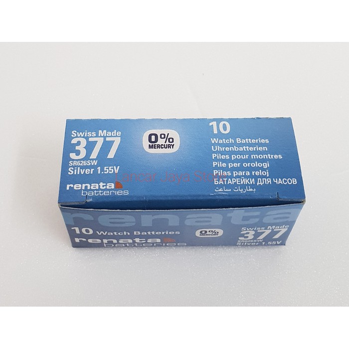 Baterai Jam Tangan Renata 377 - SR626SW Original Battery