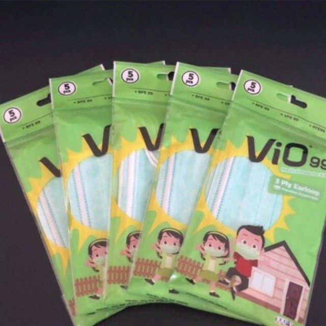 Vio Masker Anak Surgical 3ply - Masker Anak