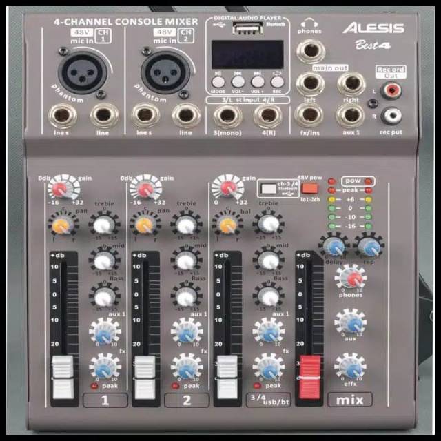 MIXER ALESIS BEST 4 original mixer 4 channel