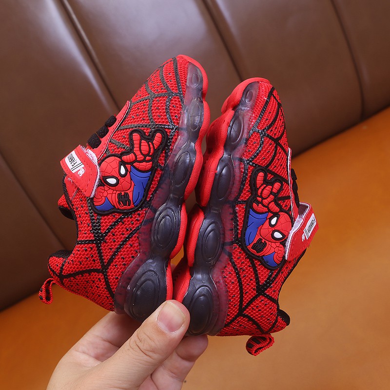 SEPATU LED ANAK Spiderman