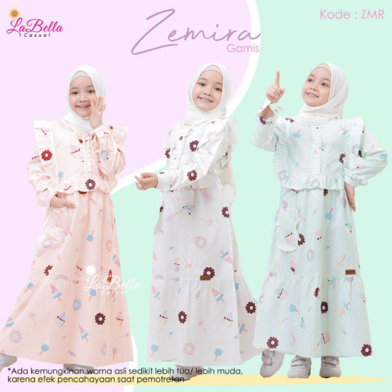 GAMIS ANAK 2 10 TAHUN ZEMIRA DRESS FULL KATUN JEPANG GAMIS ANAK 2 10 TAHUN ZEMIRA DRESS FULL KATUN JEPANG