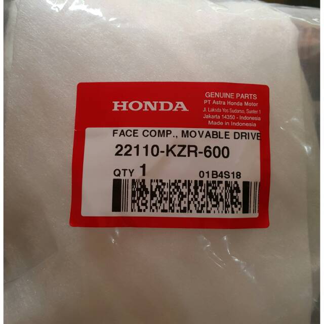 Rumah Roller Face Comp Honda Vario 125 22110 KZR 600