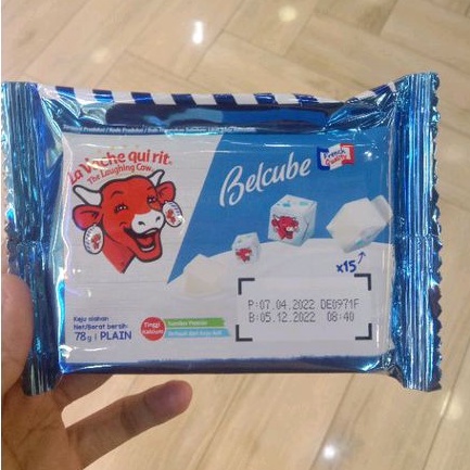 Belcube keju mpasi 78gr isi 15 pcs