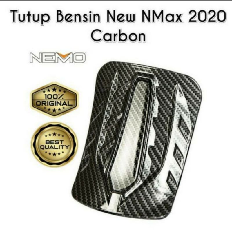 Cover tutup tangki bensin New Nmax 2020 Carbon Nemo / cover Tangki bensin Nemo