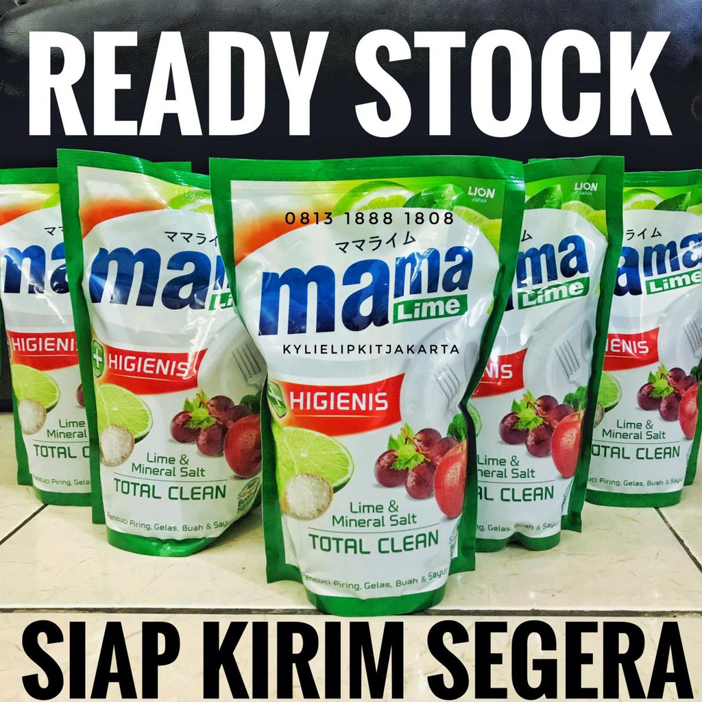 MAMA LEMON / MAMA LIME Sabun Cuci Piring Liquid Pouch Refill 800 ml 780ml Cairan 800ml 780 ml WINGS