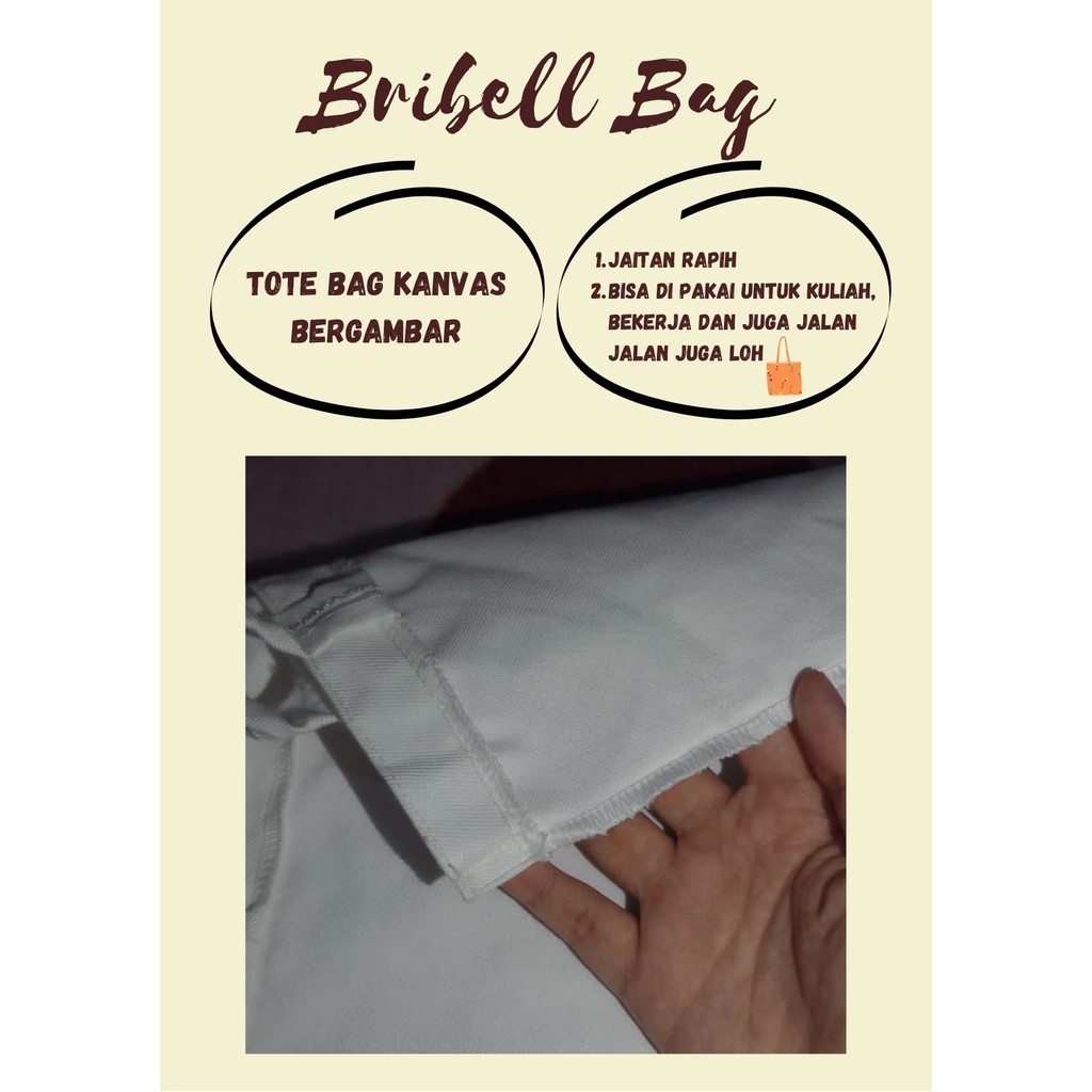 Tote Bag Kanvas Korean