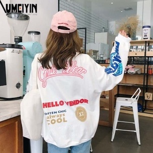 (V1) VENDOR TIME FULL PRINT SWEATER CREWNECK BAHAN FLEECE