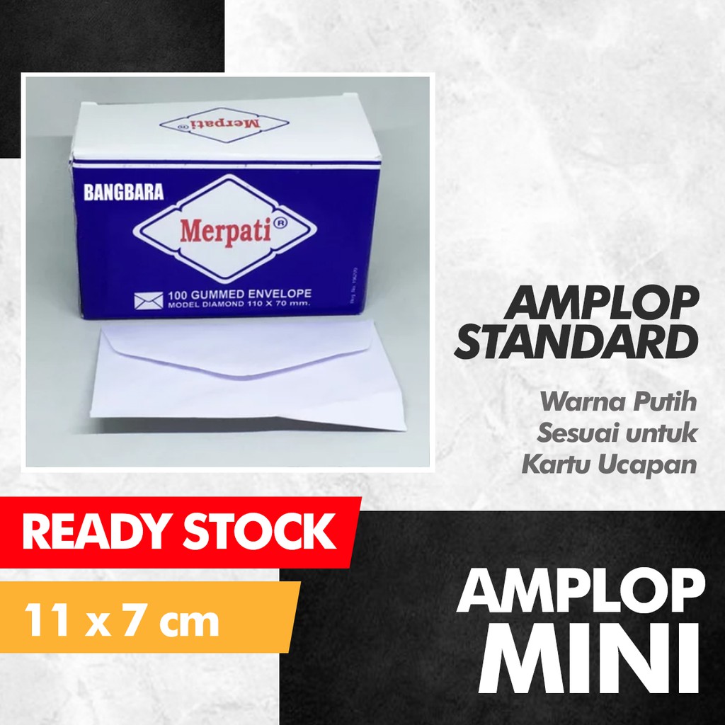 

Amplop Mini / Amplop Kartu Ucapan /Amplop 11x7 cm