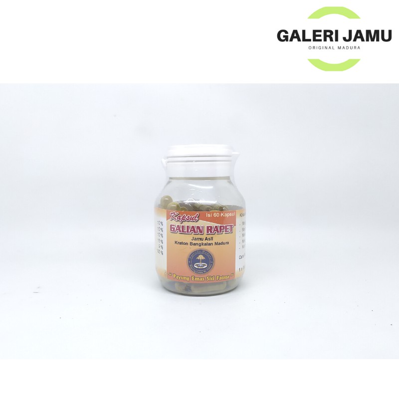 jamu galian rapet madura payung mas isi 60 kapsul super original