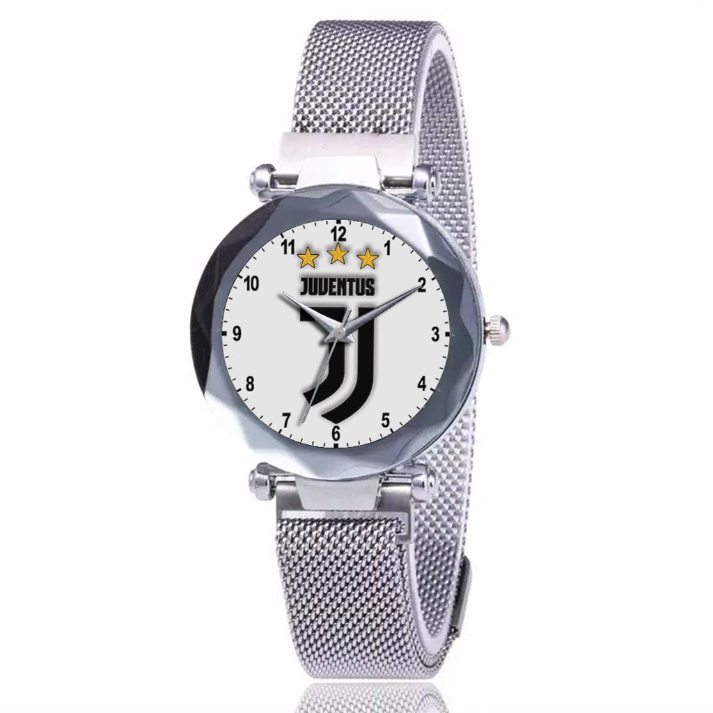 Jam Tangan Wanita Custom - JUVENTUS 1 Free Box &amp; Batre Cadangan