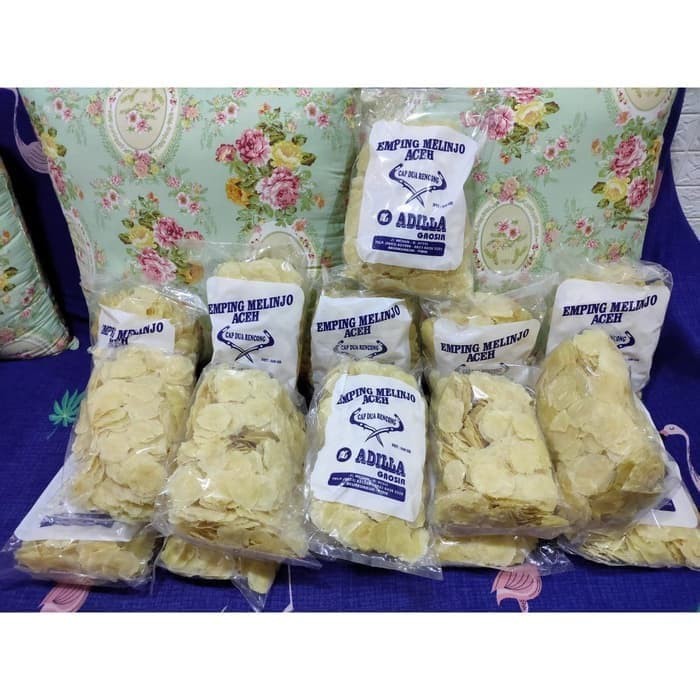 Emping Aceh Kualitas Super Emping Grade A Super Tipis Melinjo Aceh - 1kg