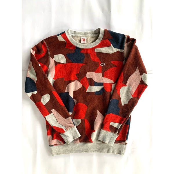 CREWNECK CAMO LACOSTE LIVE