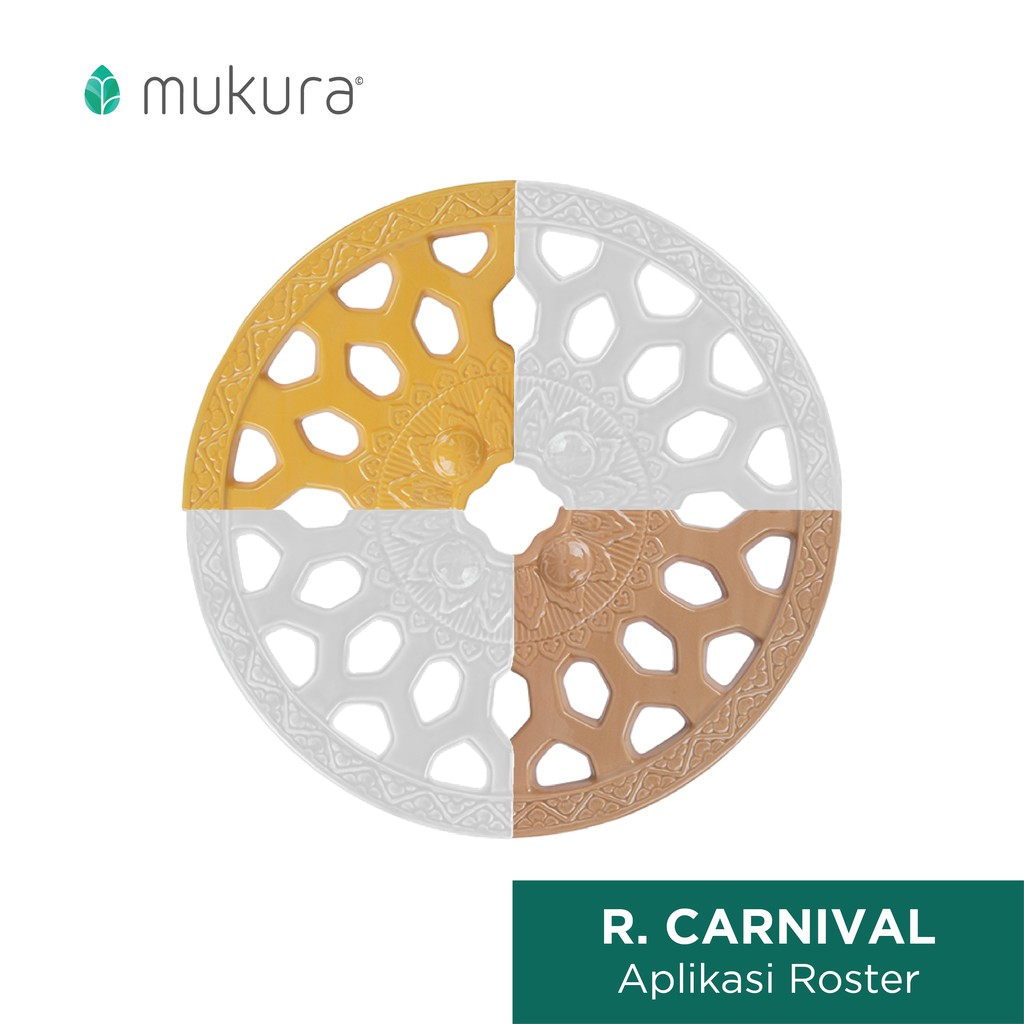 Roster Keramik Lingkaran Mukura Carnival 30 x 30 cm