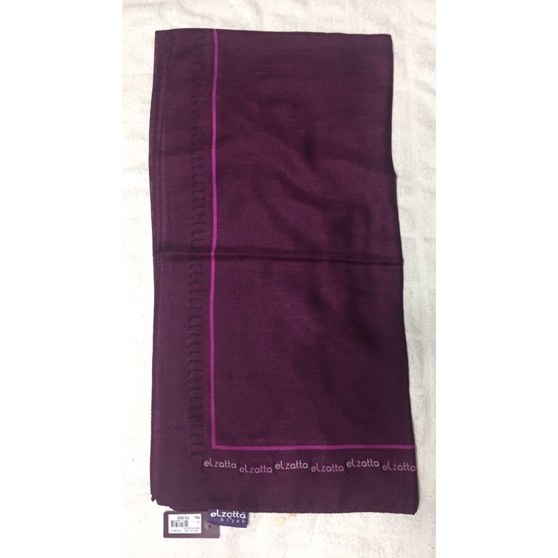 kerudung segiempat elzatta Kaila Elzatta-Grape