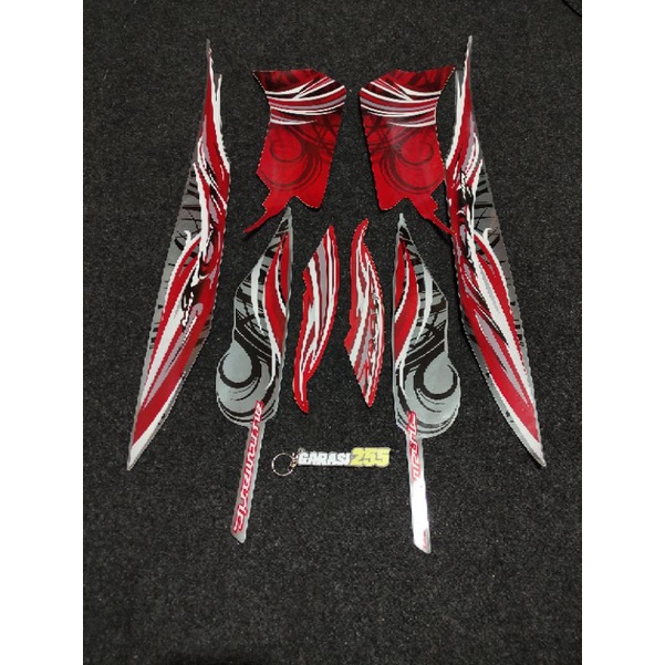 striping sticker list body mio soul 2009 2010 merah abu striping mio soul merah maroon