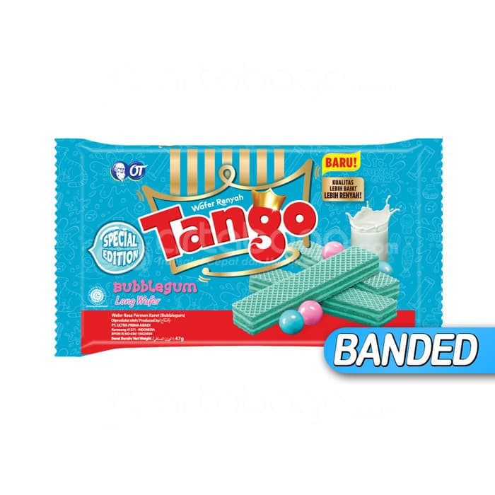 

BARU!!! WAFER TANGO BUBBLEGUM 47 GRAM TANGO WAFER BUBBLE GUM