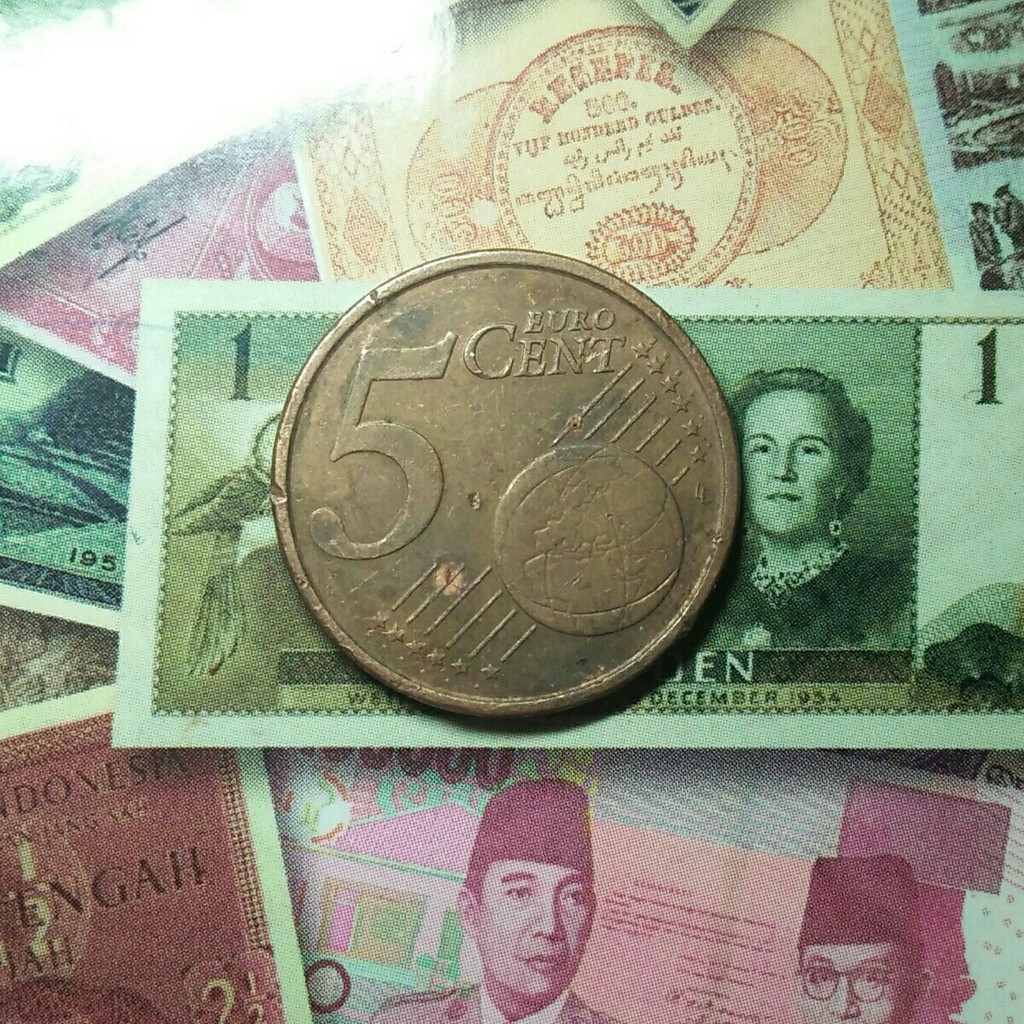 KM 166 - Koin 5 Euro Cent Tahun 2005