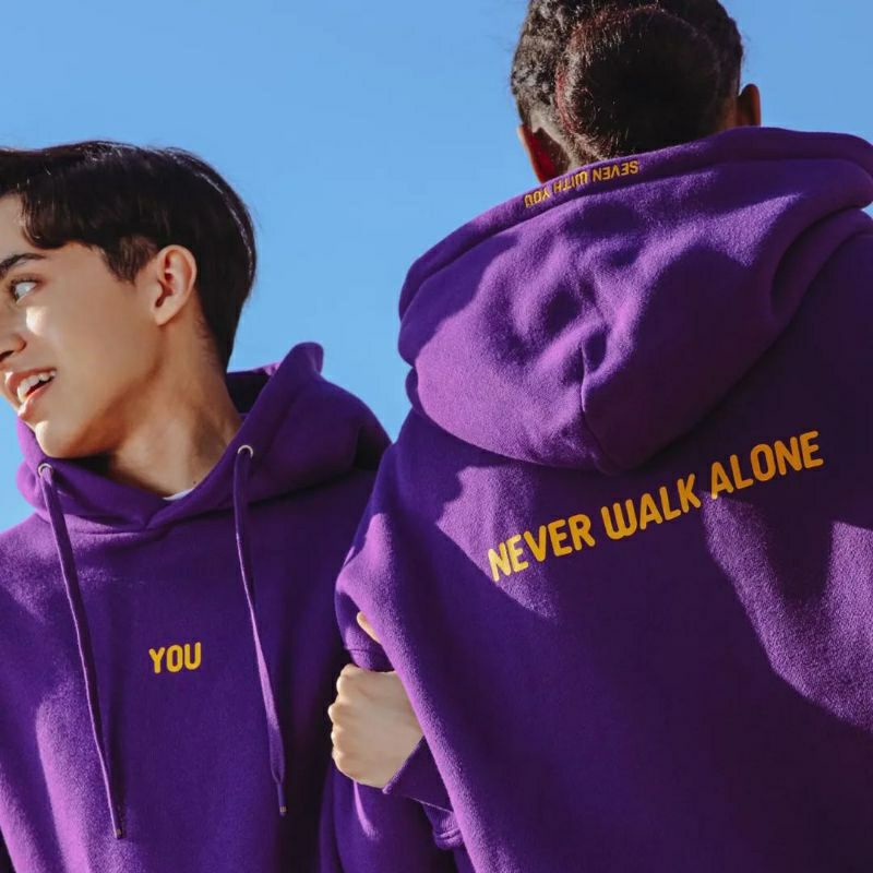 HOODIE BTS JIMIN UNOFFICIAL NEVER WALK ALONE