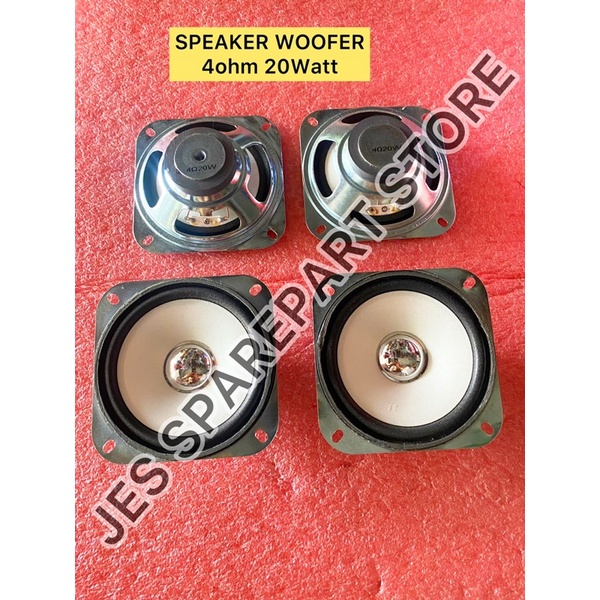 SPEAKER WOOFER 4in 4ohm 20watt