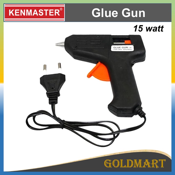 Alat Lem Tembak / Kenmaster Glue Gun 15 watt (+ Switch)