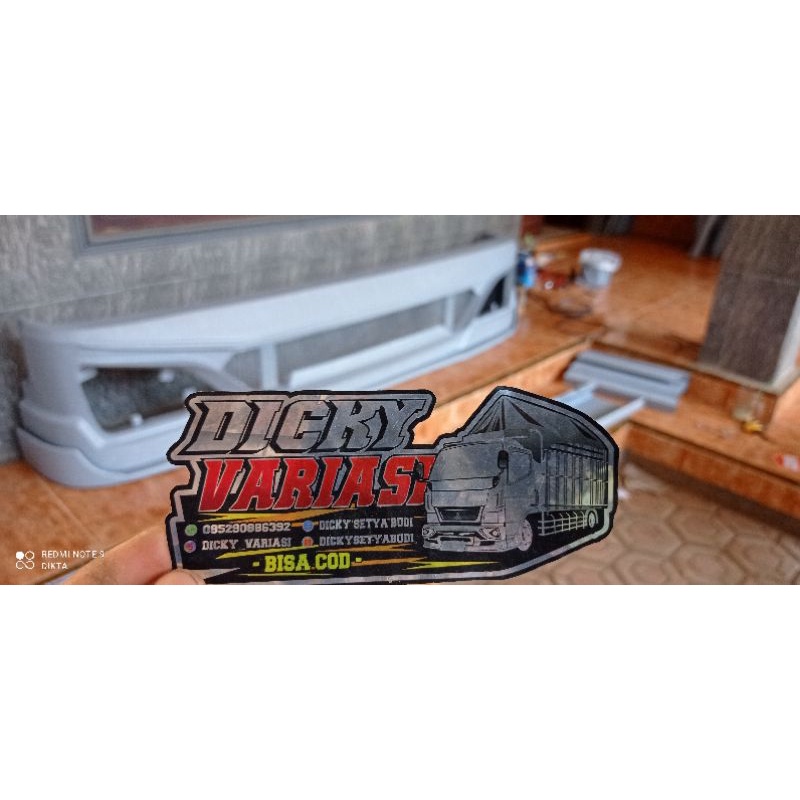 Bemper Jb winglet canter Hdl+lampu