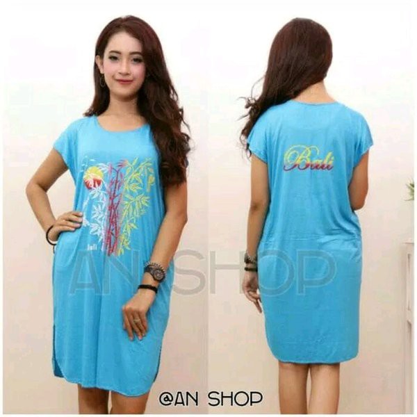 d 3  Baju wanita Dress Bambu Bali daster Midi bambu
