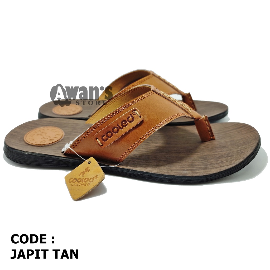 Sandal Jepit Kulit Pria Terbaik Original Cooled