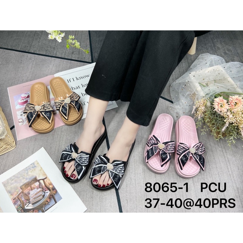 Sandal Selop Wanita Pita Dior Size 37-40