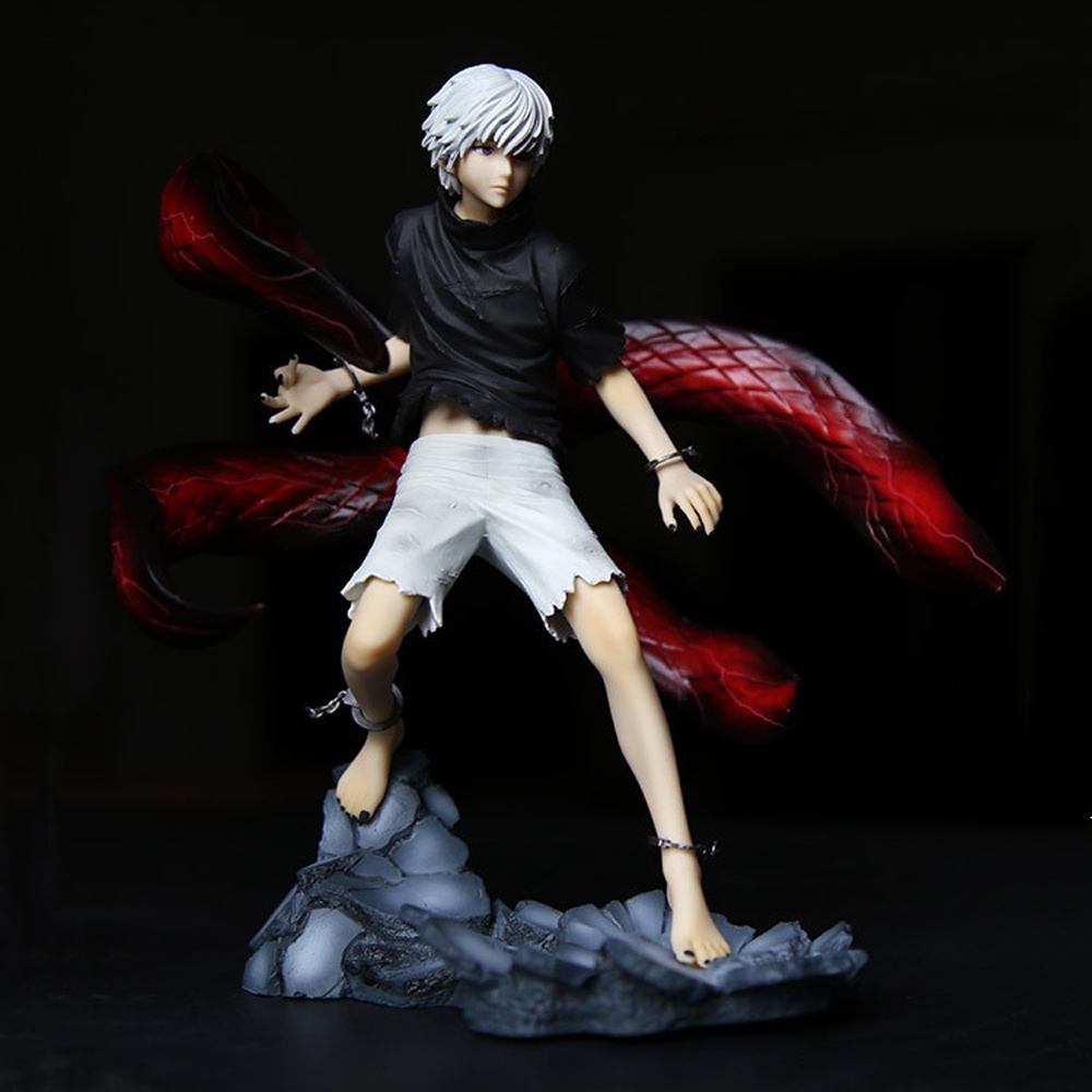 MXBEAUTY Decoration Ken Kaneki Figure Gift Awakened Ken Kaneki Tokyo Ghoul Anime Model Toy Good PVC 1/8 Scale 2 Heads Collectibles Action Figure