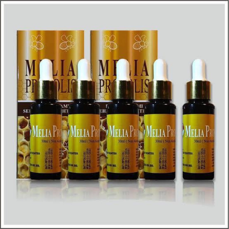 Propolis Melia 30ml Original 100 % Botol Asli Melia Sehat Sejahtera Paket Member Resmi