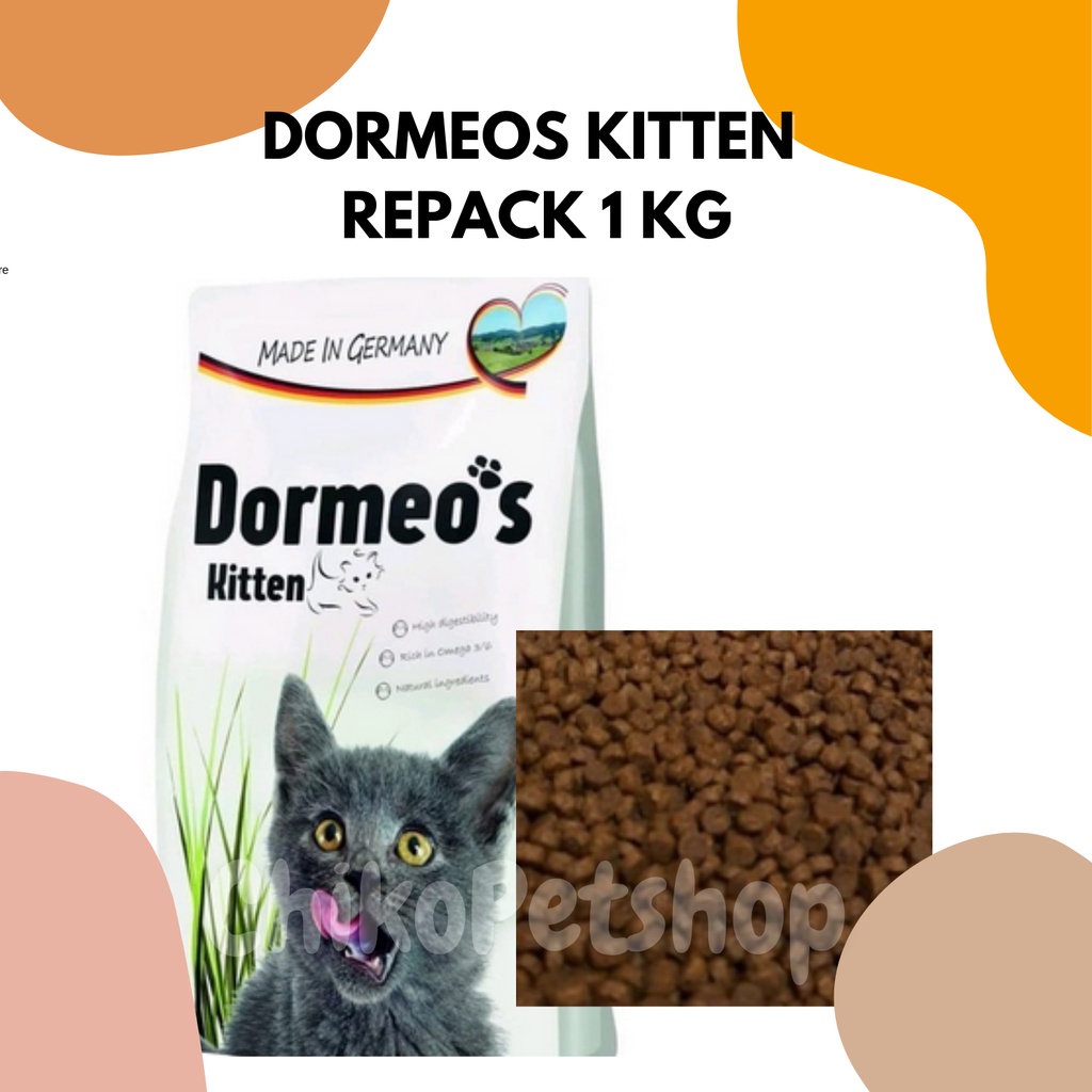 Makanan Kucing DORMEOS Kitten Makanan Kering Kucing Kemasan 1 Kg