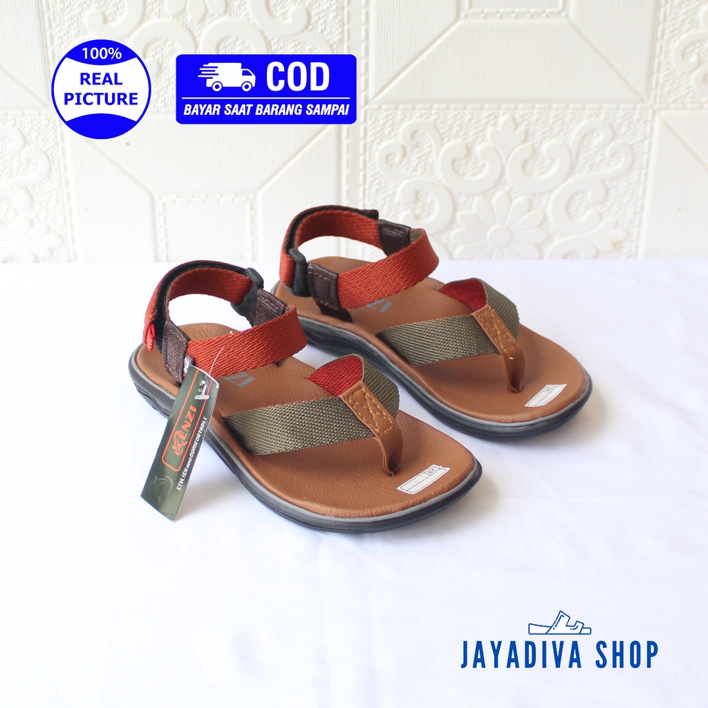 Sandal Anak Model Jepit/Fashion Sandal Outdoor Anak Cowok & Cewek/Army Bata
