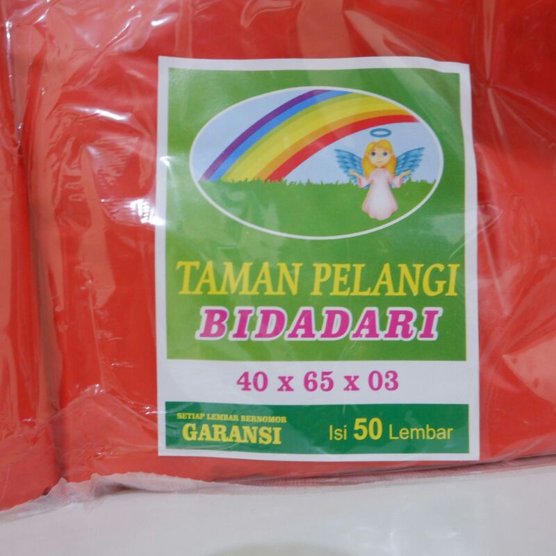 Kantong plastik merah 40 x 65, kresek jumbo, kantong plastik HD merah besar