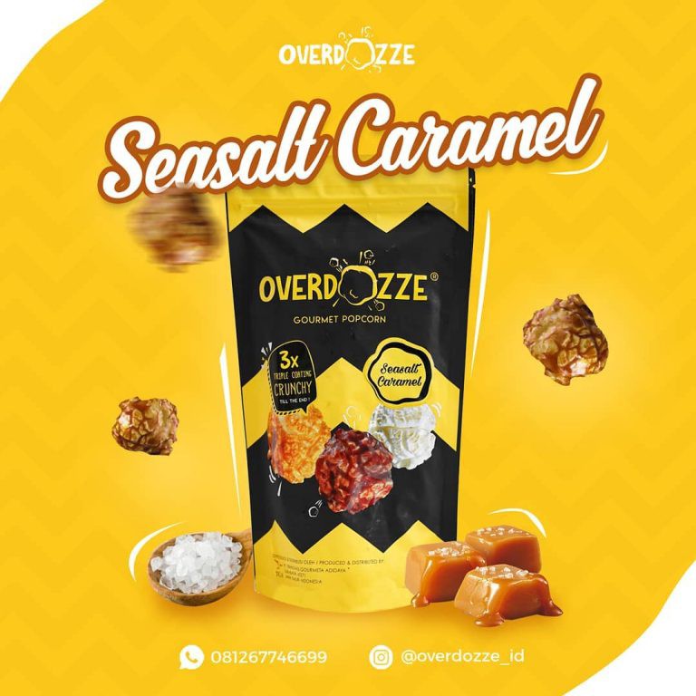 

Overdozze Popcorn 115gr | Cheddar Cheese | Salted Choco | Seasalt Caramel