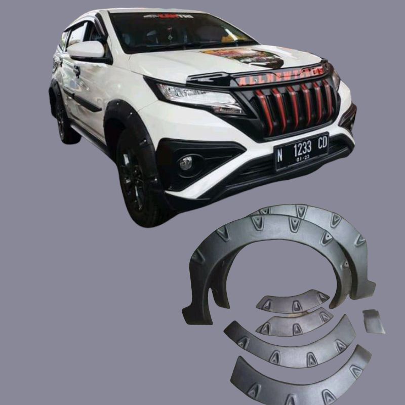 Over fender Mobil toyota all new RUSH TERIOS variasi Baut tahun 2018 2019 2020 2021 2022