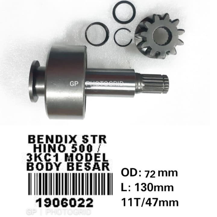 Bendix Starter GP Hino 700 / 3KC1 Model Body Besar