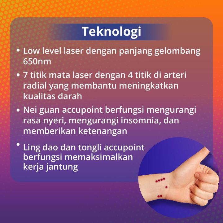 DR LASER HI PLUS 7 TITIK MATA LASER ASLI ORIGINAL - MEMPERCEPAT PROSES PEMULIHAN PASCA STROKE