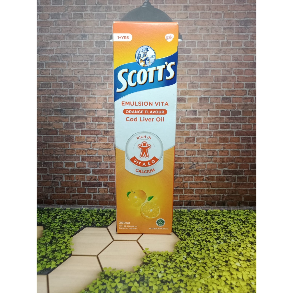 Scott Emulsion Jeruk 200 ml