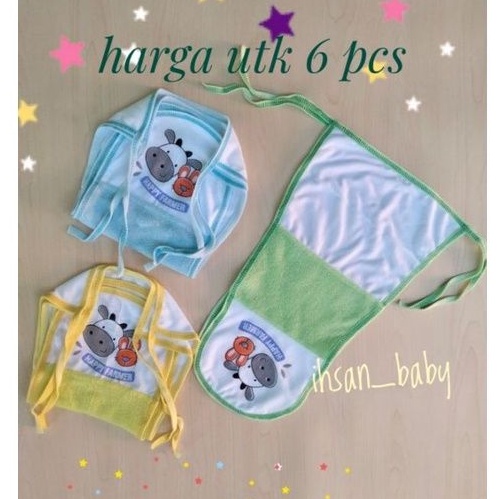 6 PCS POPOK BAYI TALI KAIN SAMBUNG HANDUK