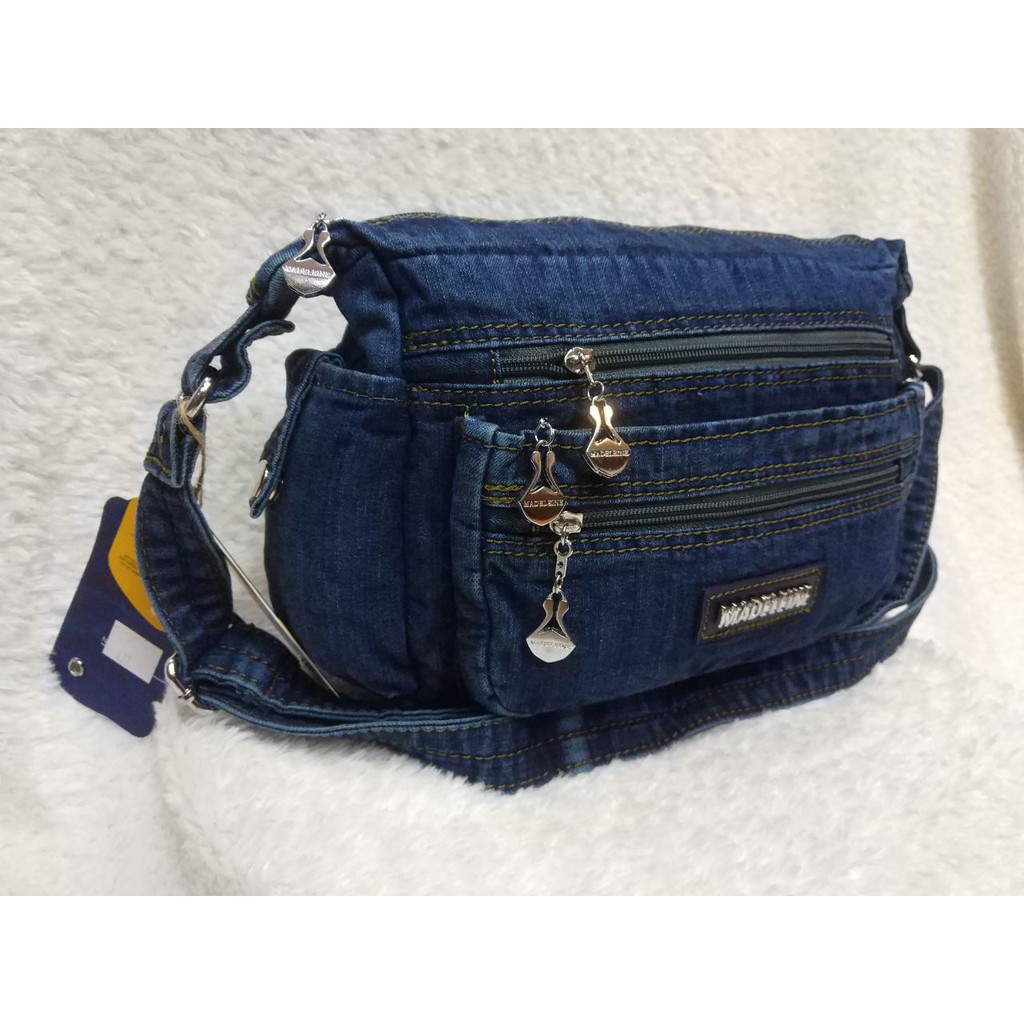 Tas Selempang Gaul Original Jeans Madeleine 637. Darena Bags Bandung